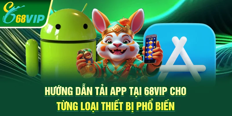 Hướng dẫn tải app tại 68VIP cho từng loại thiết bị phổ biến