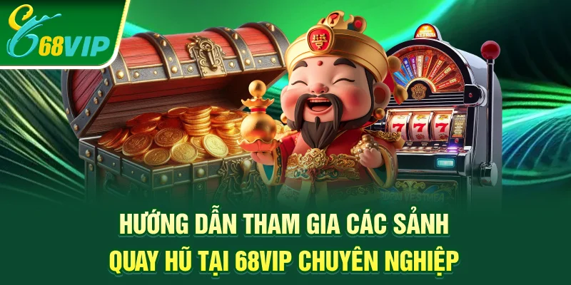 Hướng dẫn tham gia các sảnh quay hũ tại 68vip chuyên nghiệp