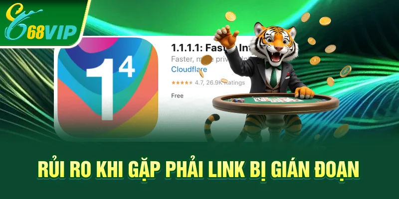 Rủi ro khi gặp phải link bị gián đoạn